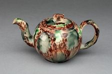 Teapot, Staffordshire, 1760/70. Creator: Staffordshire Potteries