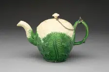 Teapot, Staffordshire, 1765/80. Creator: Staffordshire Potteries