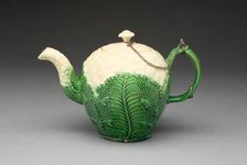 Teapot, Staffordshire, 1765/80. Creator: Staffordshire Potteries