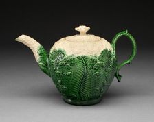 Teapot, Staffordshire, 1765/80. Creator: Staffordshire Potteries