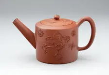 Teapot, Staffordshire, c. 1760. Creator: Staffordshire Potteries
