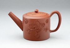 Teapot, Staffordshire, c. 1760. Creator: Staffordshire Potteries