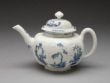 Teapot, Worcester, c. 1755. Creator: Royal Worcester