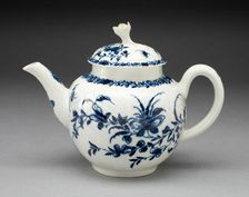 Teapot, Worcester, c. 1760. Creator: Royal Worcester