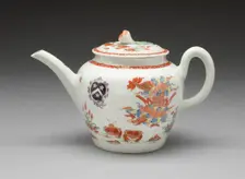 Teapot, Worcester, c. 1760. Creator: Royal Worcester