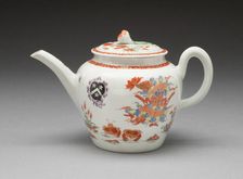 Teapot, Worcester, c. 1760. Creator: Royal Worcester