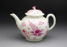 Teapot, Worcester, c. 1770. Creator: Royal Worcester
