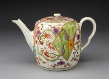 Teapot, Worcester, c. 1770. Creator: Royal Worcester