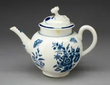 Teapot, Worcester, c. 1770. Creator: Royal Worcester