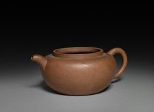 Teapot: Yixing ware, 1644-1911. Creator: Unknown