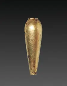 Teardrop-Shaped Bead, 1980-1801 BC. Creator: Unknown