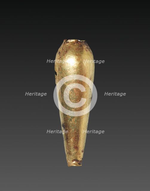 Teardrop-Shaped Bead, 1980-1801 BC. Creator: Unknown.