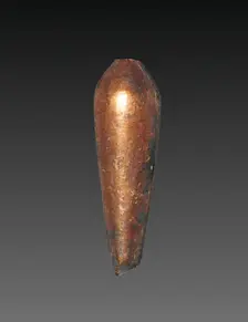Teardrop-Shaped Bead, 1980-1801 BC. Creator: Unknown