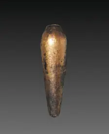 Teardrop-Shaped Bead, 1980-1801 BC. Creator: Unknown