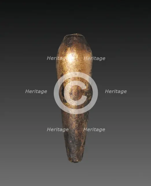 Teardrop-Shaped Bead, 1980-1801 BC. Creator: Unknown.