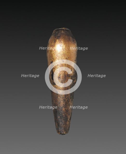 Teardrop-Shaped Bead, 1980-1801 BC. Creator: Unknown.