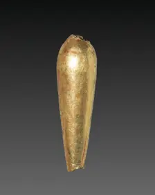 Teardrop-Shaped Bead, 1980-1801 BC. Creator: Unknown