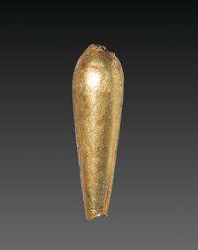 Teardrop-Shaped Bead, 1980-1801 BC. Creator: Unknown