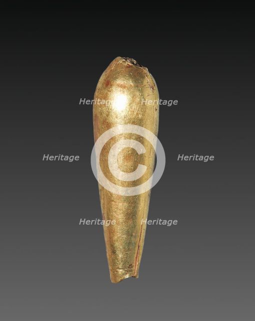 Teardrop-Shaped Bead, 1980-1801 BC. Creator: Unknown.