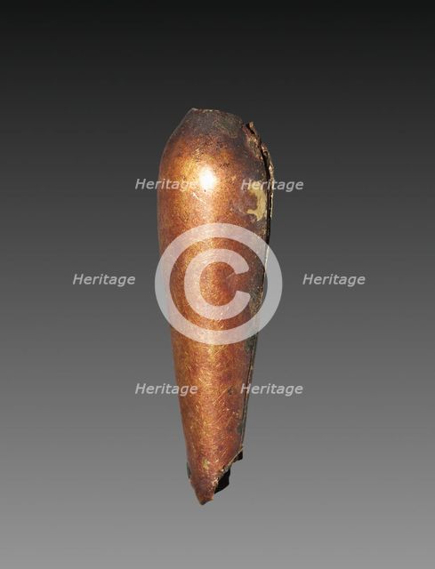 Teardrop-Shaped Bead, 1980-1801 BC. Creator: Unknown.