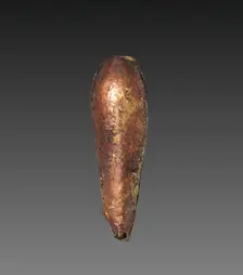 Teardrop-Shaped Bead, 1980-1801 BC. Creator: Unknown