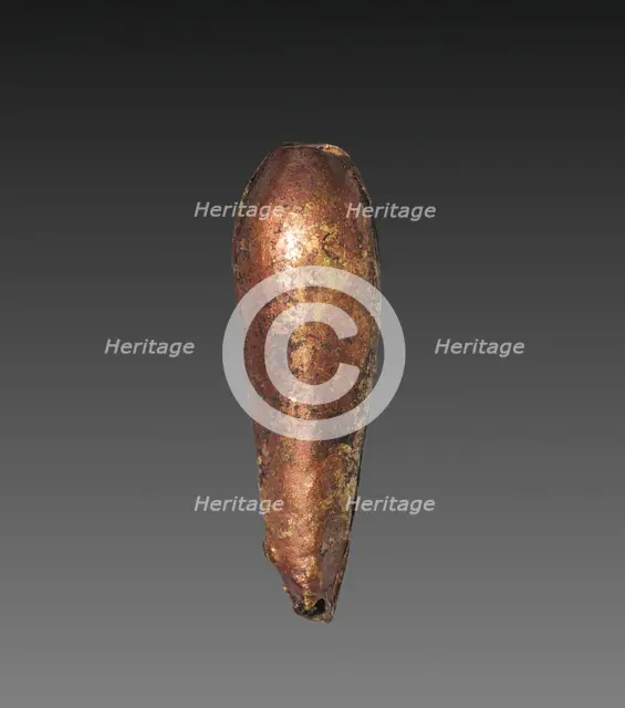 Teardrop-Shaped Bead, 1980-1801 BC. Creator: Unknown.