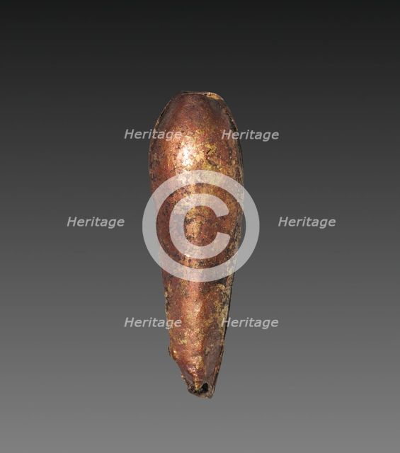 Teardrop-Shaped Bead, 1980-1801 BC. Creator: Unknown.