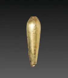Teardrop-Shaped Bead, 1980-1801 BC. Creator: Unknown