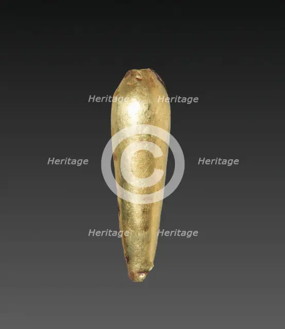 Teardrop-Shaped Bead, 1980-1801 BC. Creator: Unknown.