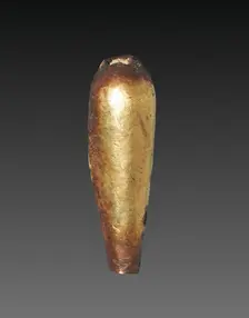 Teardrop-Shaped Bead, 1980-1801 BC. Creator: Unknown