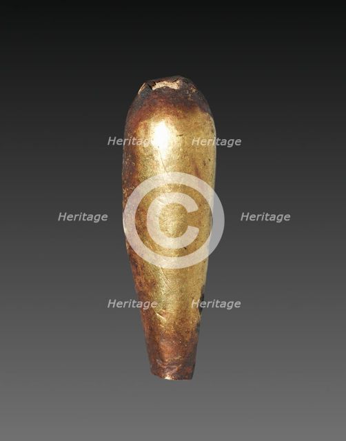 Teardrop-Shaped Bead, 1980-1801 BC. Creator: Unknown.