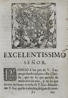 Tears of Love, shed by the eminent City of Barcelona... in the magnificent mourning...1701. Creator: Josep Rocaberti