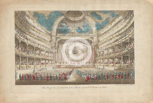 Teatro Filarmonico di Verona, 1730s. Creator: Bibiena, Francesco (1659-1739).