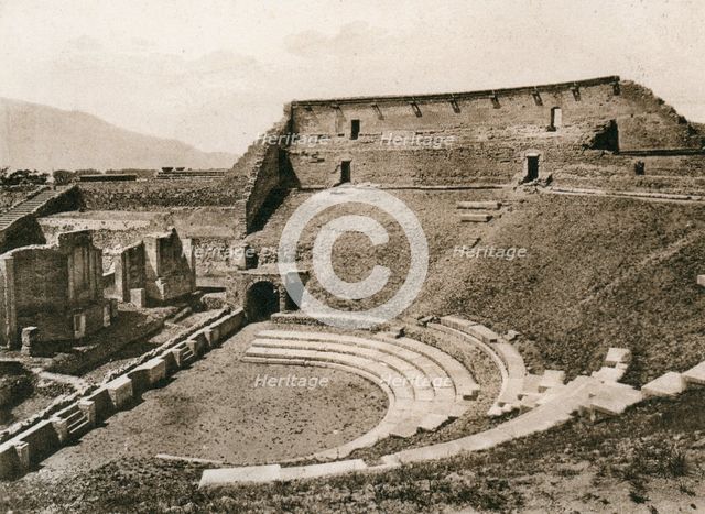 Teatro tragico, Pompeii, Italy, c1900s. Creator: Unknown.