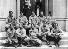 Tech Cadet Company- baseball team, between 1890 and 1950. Creator: Frances Benjamin Johnston