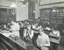 Technical instruction, Haselrigge Road School, Clapham, London, 1914