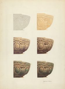 Technique Demo (Architectural Detail), 1935/1942. Creator: Raymond E. Noble