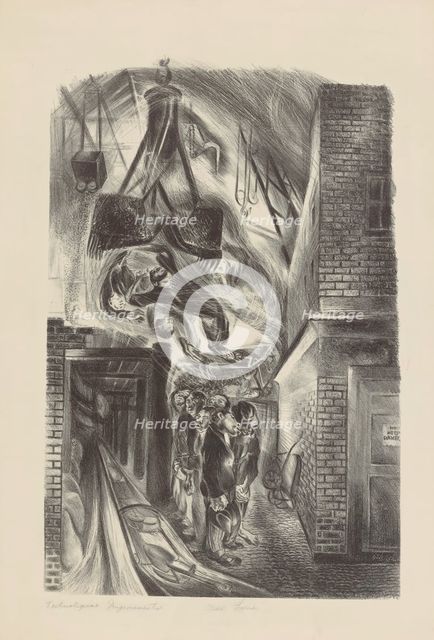 Technological Improvements, ca.1935 - 1943. Creator: Nan Lurie.