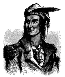 Tecumseh (c1768-1813), Native American chief of the Shawnees