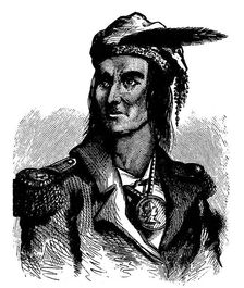 Tecumseh (c1768-1813), Native American chief of the Shawnees