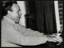 Ted Beament on piano at The Fairway, Welwyn Garden City, Hertfordshire, 28 November 1993. Artist: Denis Williams