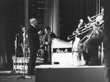 Ted Heath and His Music, Nat King Cole concert, Shepherd's Bush, London, 1963. Creator: Brian Foskett