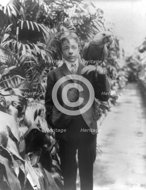 Teddy, Jr. & "Eli Yale", c1902 June 17. Creator: Frances Benjamin Johnston.