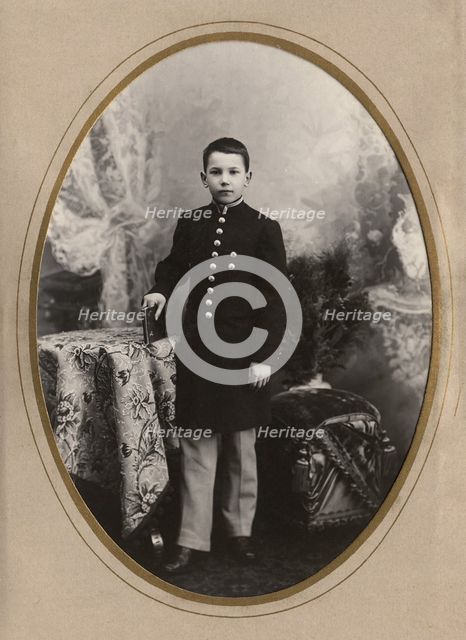 Teenage Boy in Uniform, late 19th cent - early 20th cent. Creator: IV Bulatov.