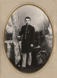 Teenage Boy in Uniform, late 19th cent - early 20th cent. Creator: IV Bulatov
