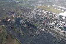 Teesside Steel Works, Redcar and Cleveland, 2015. Creator: Dave MacLeod