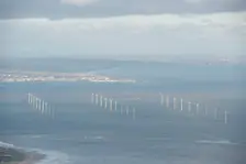Teesside Wind Farm, Redcar and Cleveland, 2015. Creator: Dave MacLeod