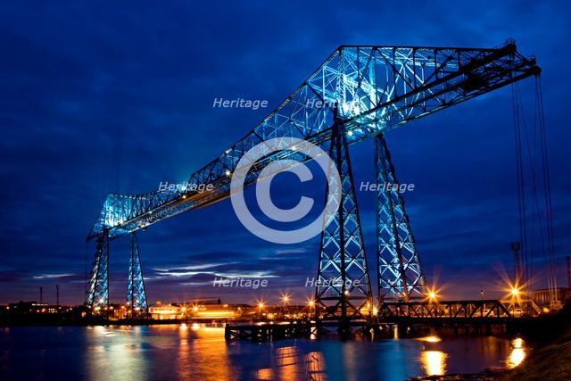 Tees Transporter Bridge, Middlesbrough, Cleveland, 2008.  Artist: Mike Kipling.