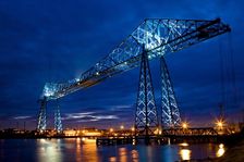 Tees Transporter Bridge, Middlesbrough, Cleveland, 2008. Artist: Mike Kipling