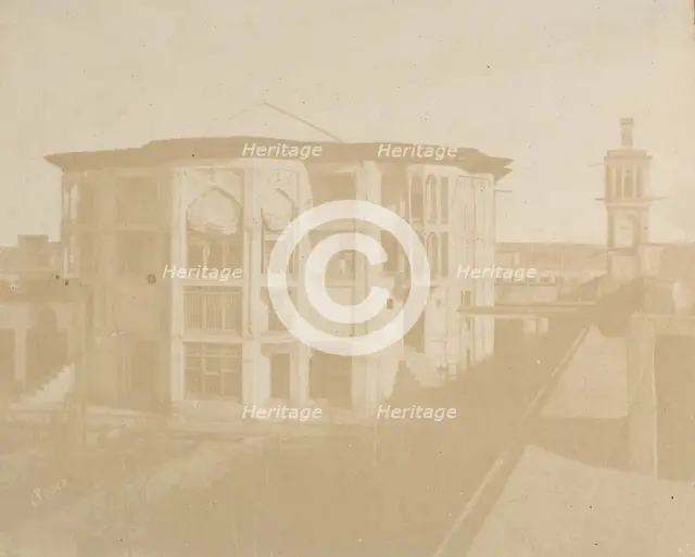 Teheran. Prime Minister's House (Nezanneh), 1858. Creator: Luigi Pesce.